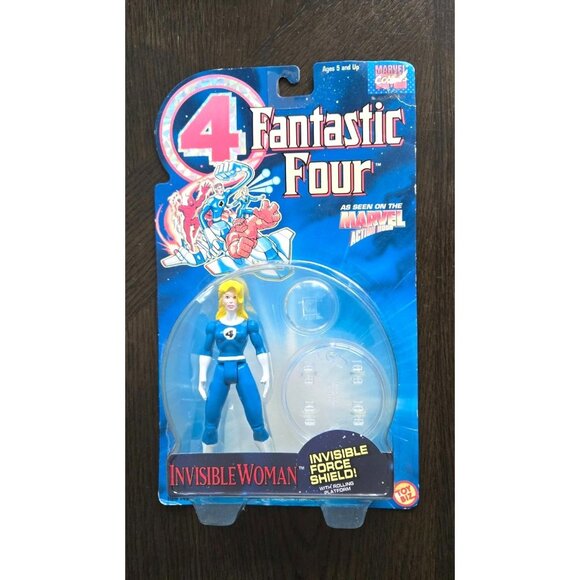 Toy‎ Biz Marvel Action Figure: Invisible Woman (Fantastic 4) 1994 - Picture 1 of 2